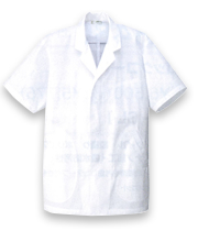 調理着半袖(えり付き)